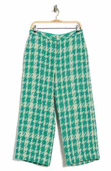 L'AGENCE Lula Tweed Straight Leg Pants