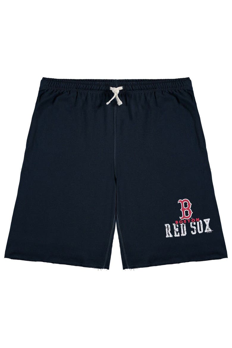 Men's Navy Boston Red Sox Big & Tall French Terry Shorts, Main, color, Navy