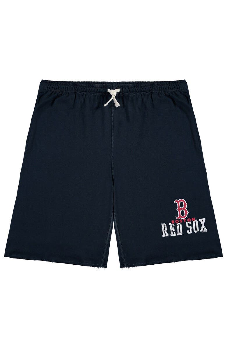 PROFILE Men's Navy Boston Red Sox Big & Tall French Terry Shorts, Main, color, Navy