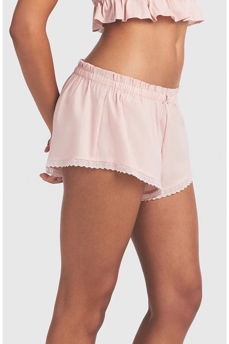 Poplin Apparel Shorts, Alternate, color, DUSTY PINK