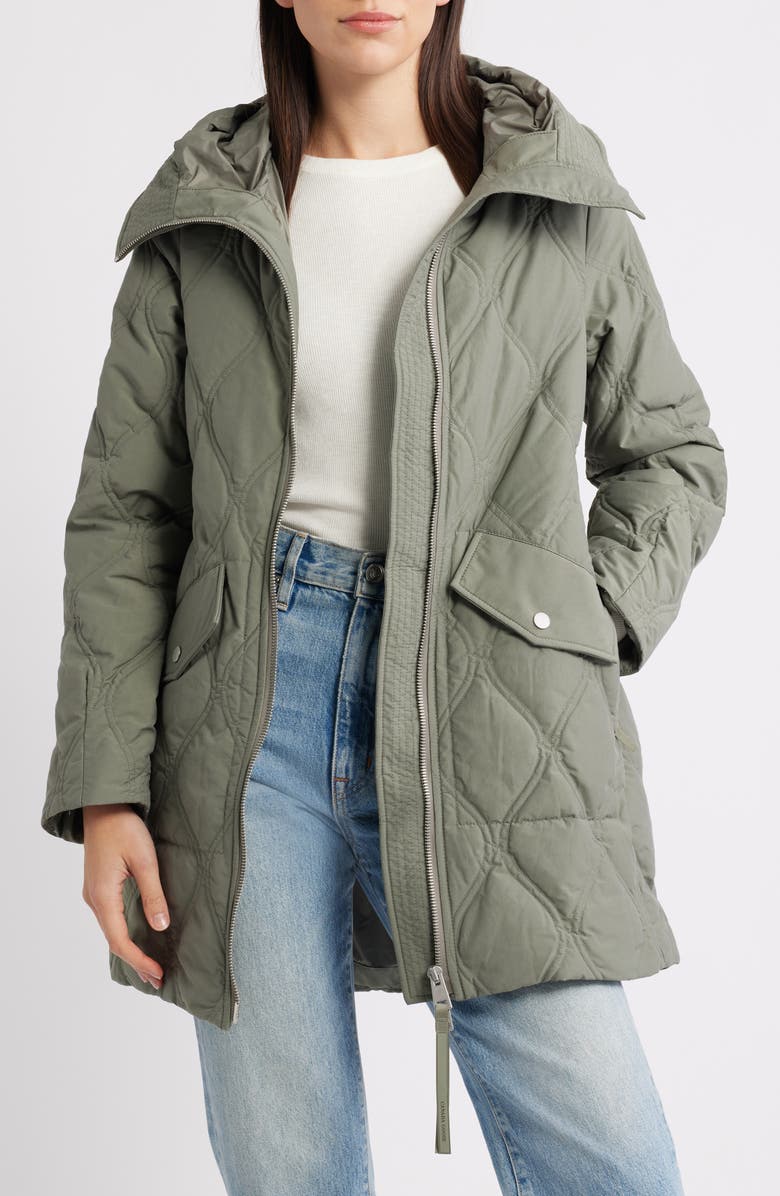 Canada Goose Alessia Quilted Hooded Jacket, Alternate, color, Sagebrush