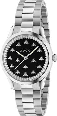 Gucci G-Timeless Bee Bracelet Watch, 32mm