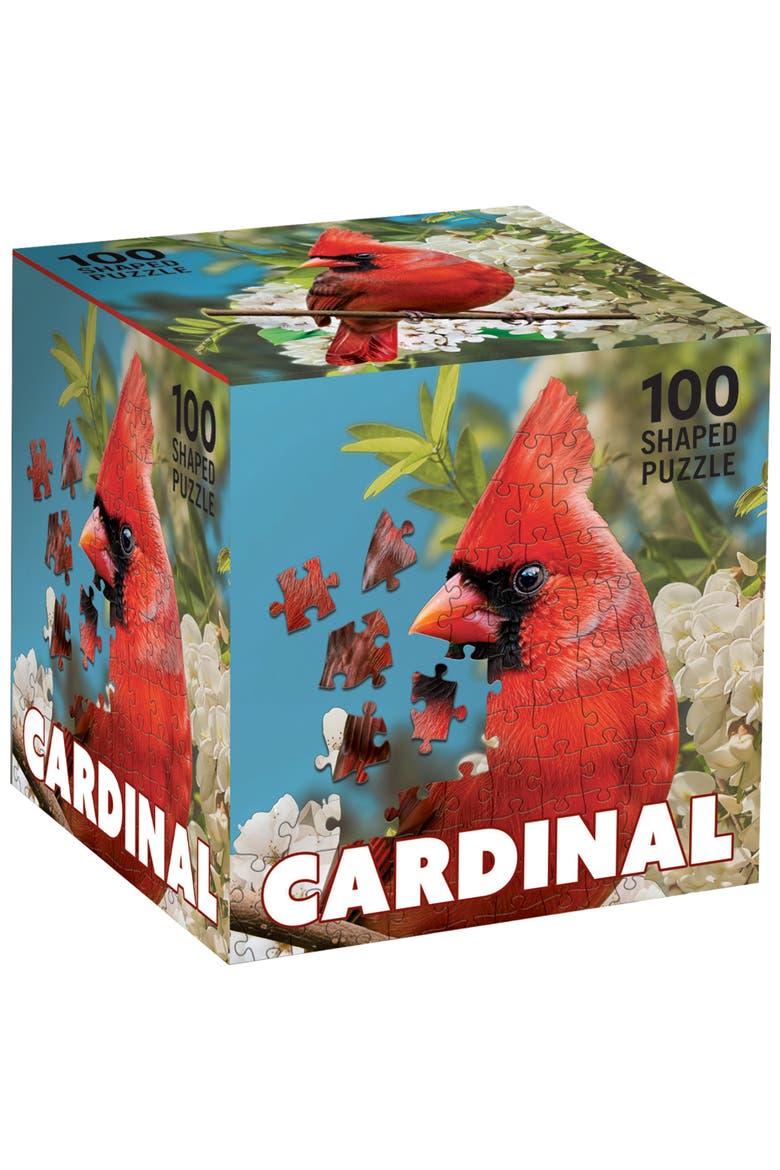 Cardinal 100 Piece Shaped Jigsaw Puzzle, Main, color, Multicolor