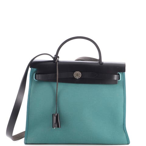 Herbag Zip Leather and Toile 31