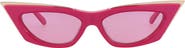 Valentino 55mm Cat Eye Sunglasses