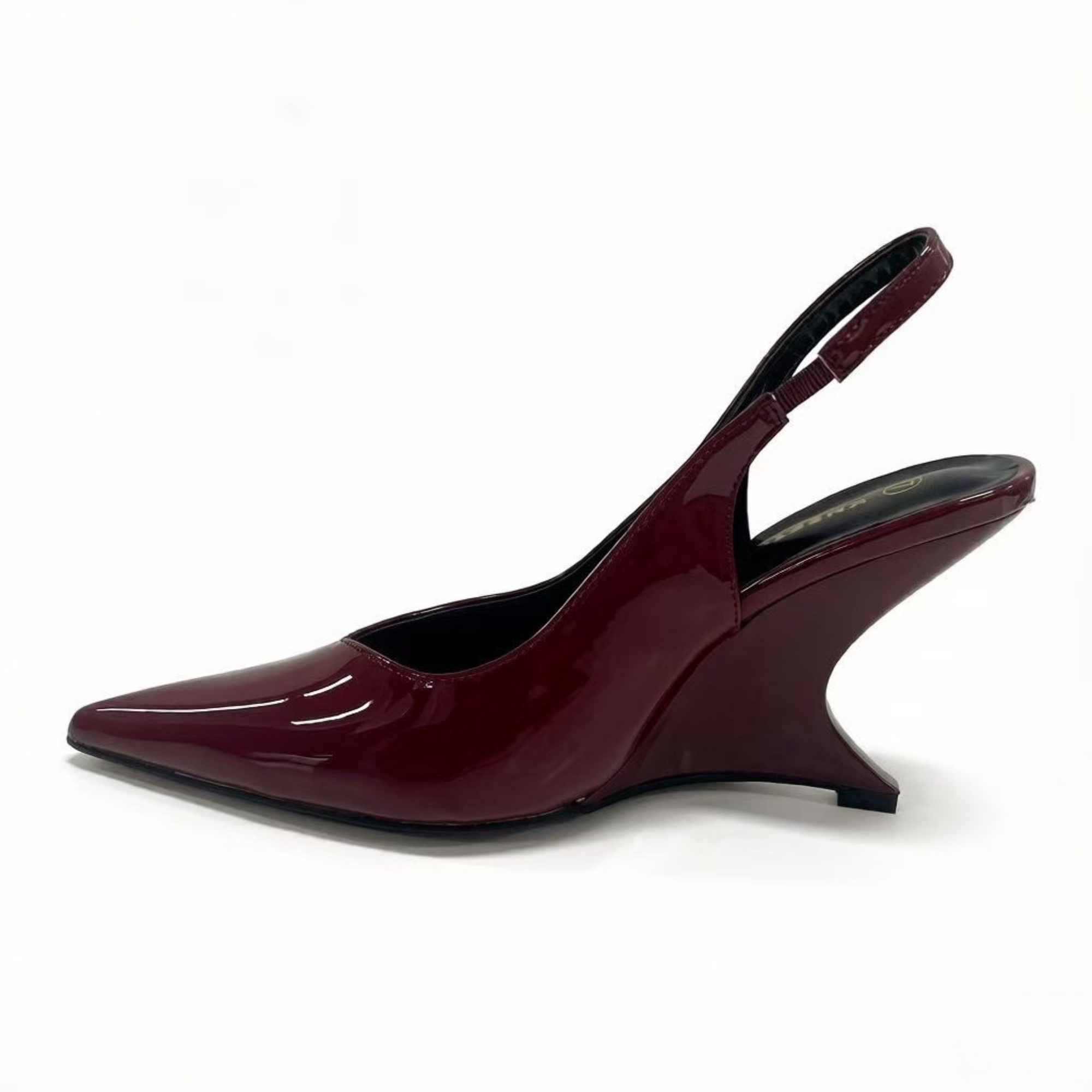 Moonelle Wedges, Alternate, color, Maroon