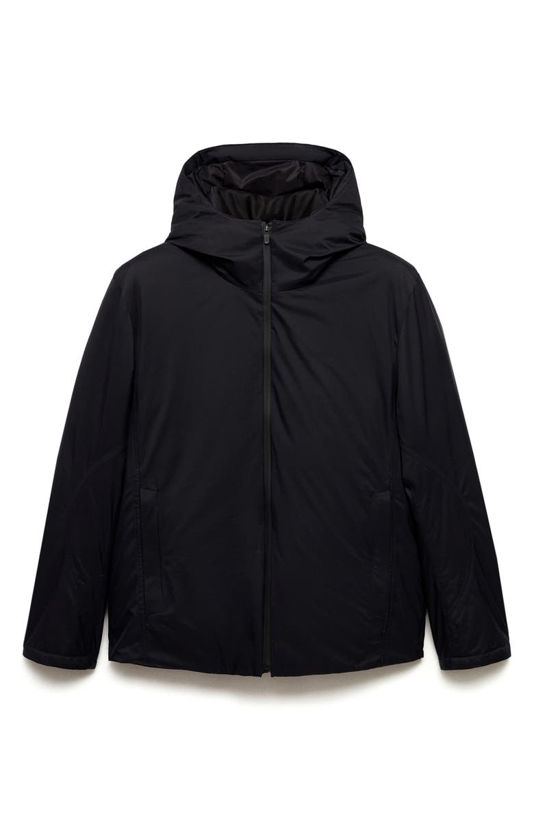 MANGO Thermoregulating Waterproof Hooded Jacket, Alternate, color, 