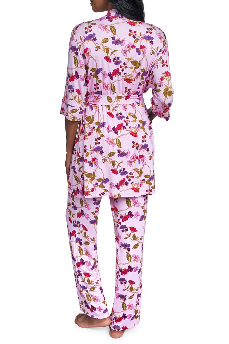 Analise During & After 5-Piece Maternity/Nursing Sleep Set, Alternate, color, LAVENDER ROSE