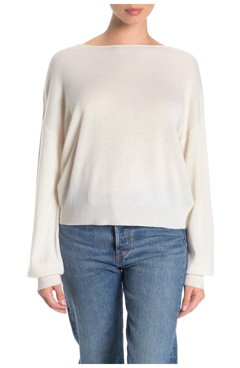 360 CASHMERE Zoelle Cashmere Pullover, Main, color, 