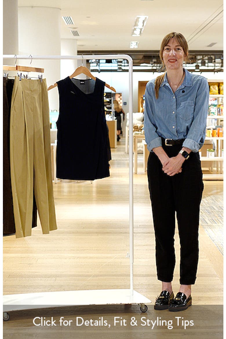 Epuete Drape Neck Jersey Top video