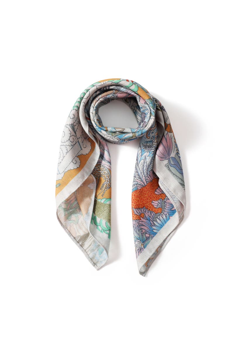The Davis Scarf, Main, color, Grey
