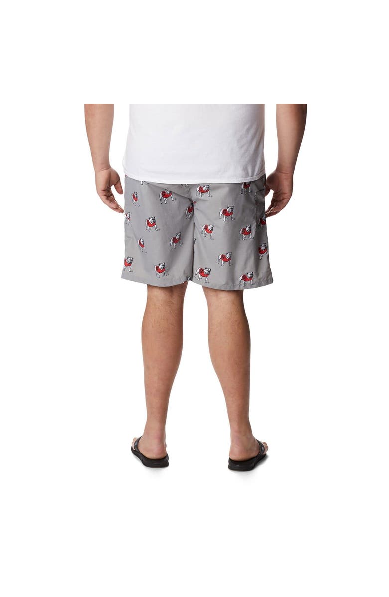 Columbia Men's Columbia Gray Georgia Bulldogs Big & Tall Backcast II Allover Print Omni-Shade Shorts, Alternate, color, 