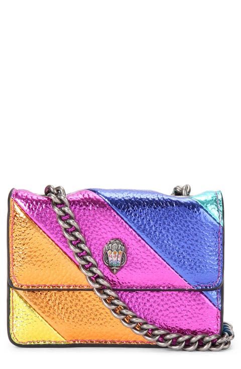 Micro Kensington Faux Leather Crossbody Bag