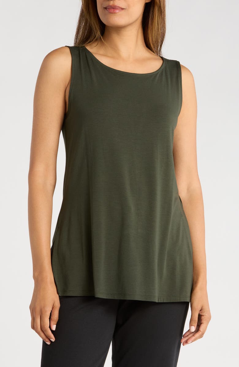 Eileen Fisher Ballet Neck Tunic, Main, color,