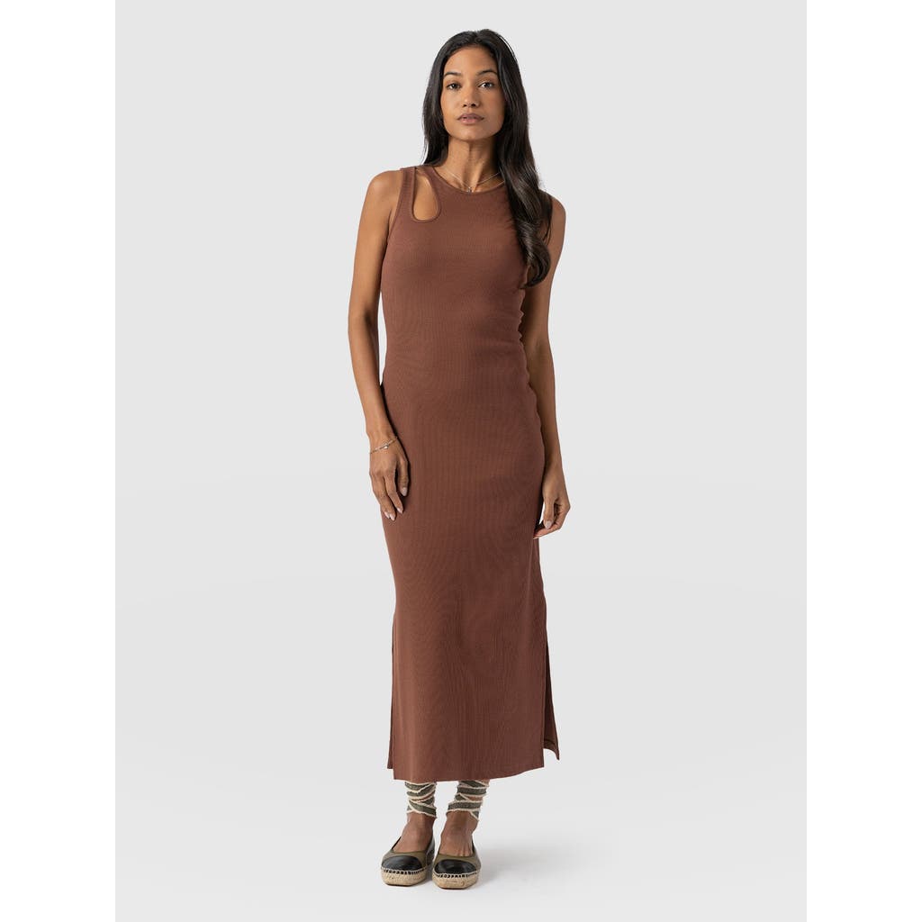 Shop Saint + Sofia Axel Cut Out Dress