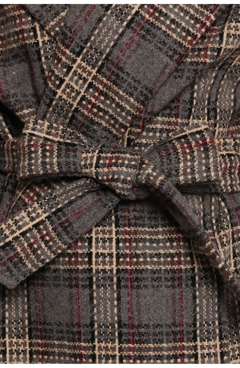 Petal & Pup Anika Plaid Coat, Alternate, color, Green/ Brown