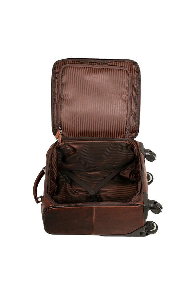 18" Wheeled Carry-on Bag, Alternate, color, Brown