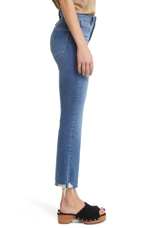 Frame Denim Le High Mermaid High-rise Straight Jean In Jetty Modern Chew