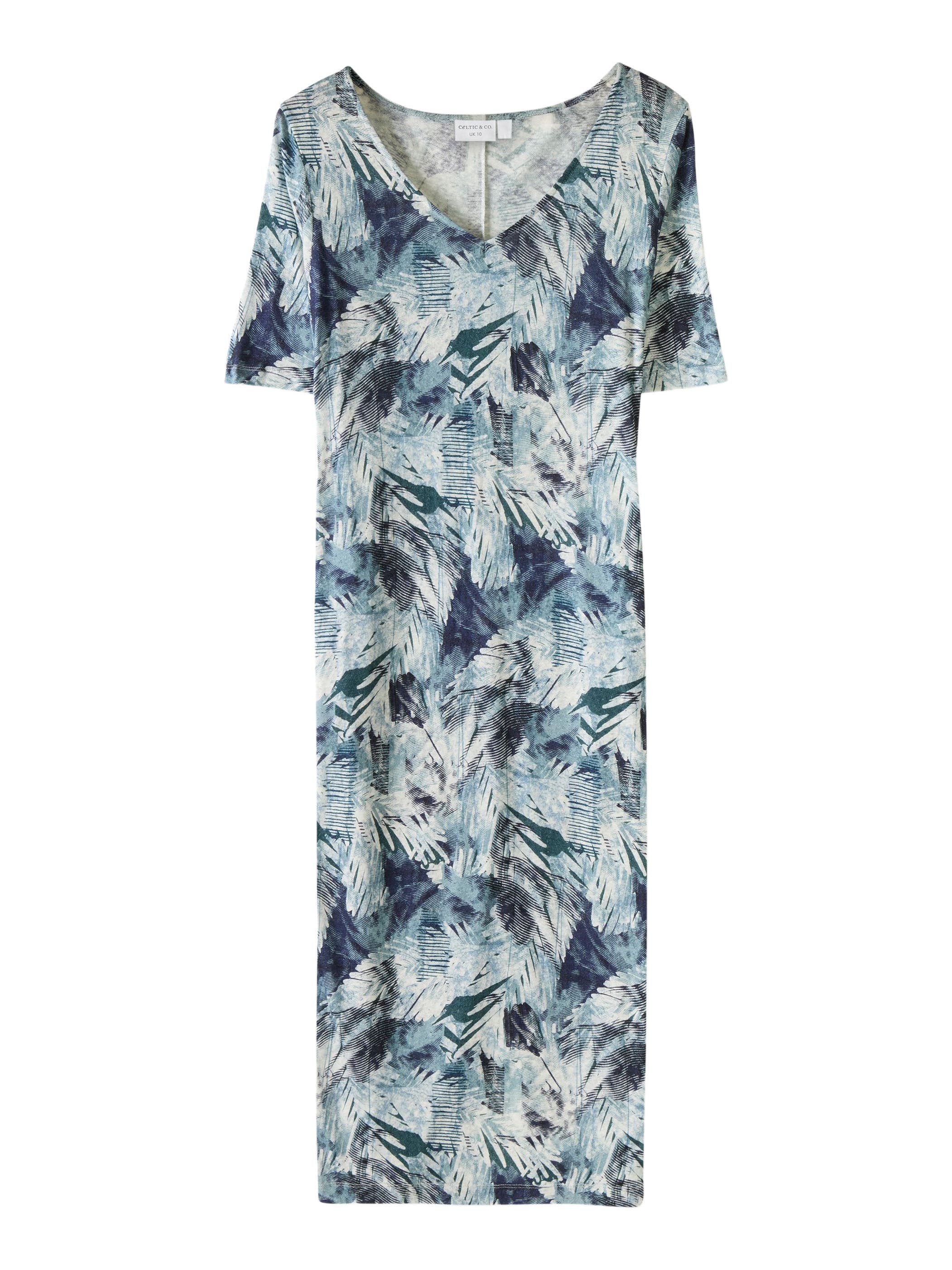 Linen Blend Midi Dress - image 2