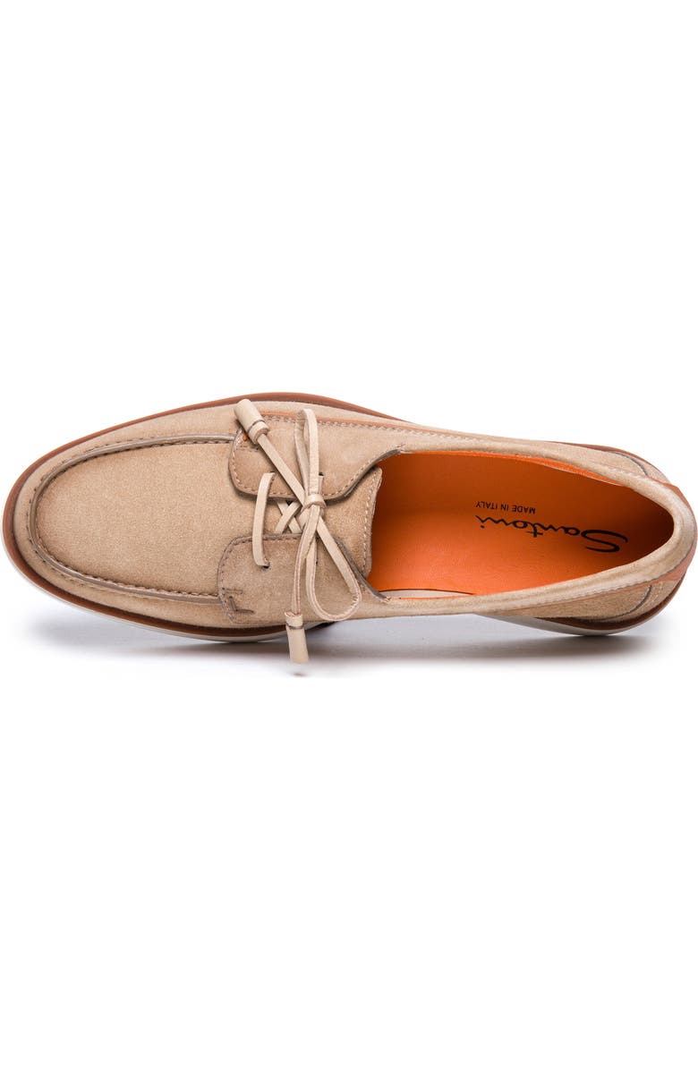 Santoni Oyster Boat Shoe, Alternate, color,