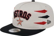 New Era Men's New Era Cream Houston Astros Iron Golfer Snapback Hat