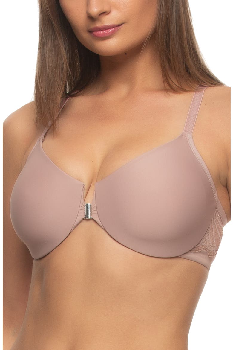 Tempting Underwire Minimizer Bra, Main, color, ROSE TAN