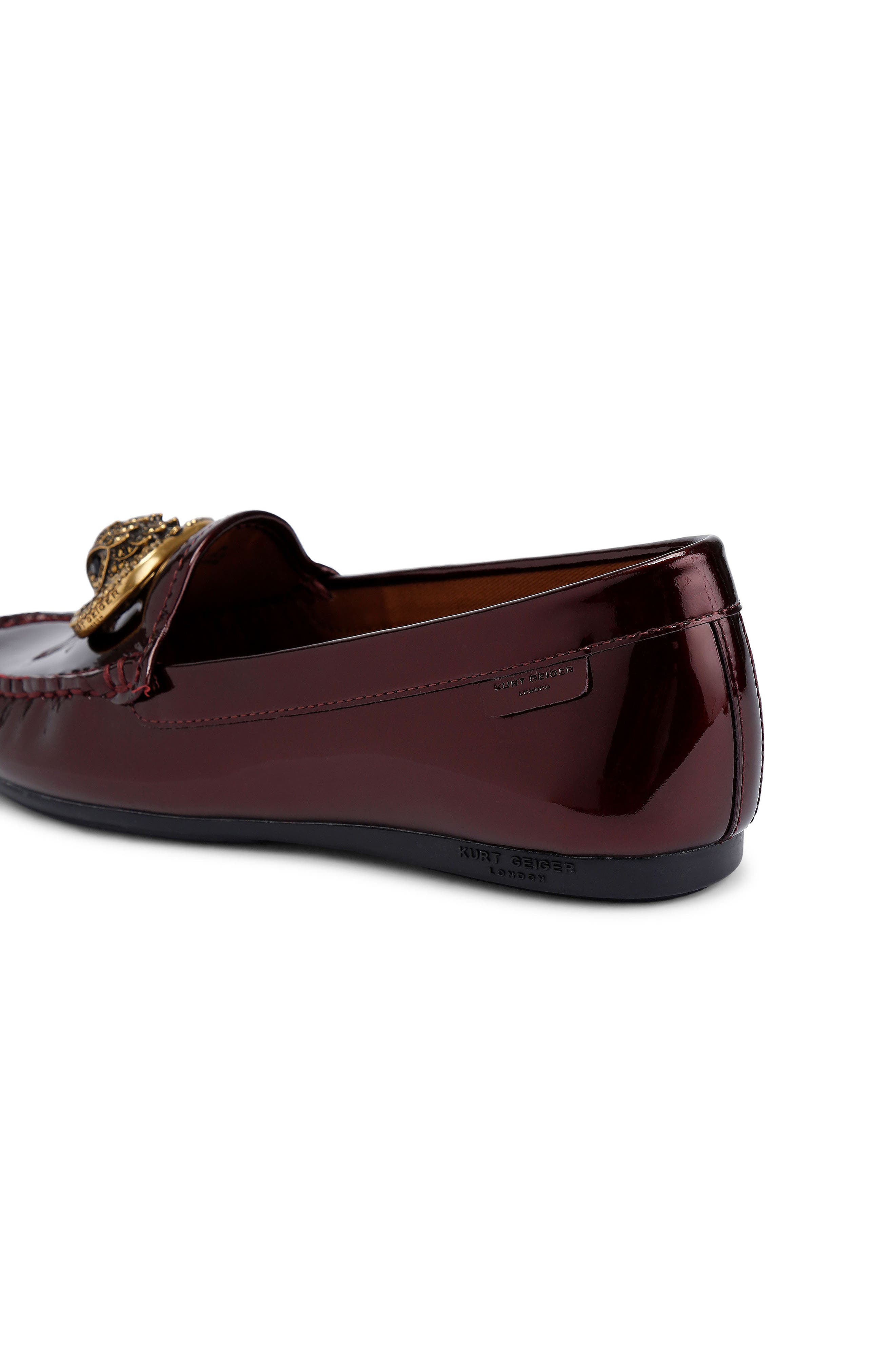 Kurt Geiger London Chelsea Croc Embossed Loafer, Alternate, color, Medium Red
