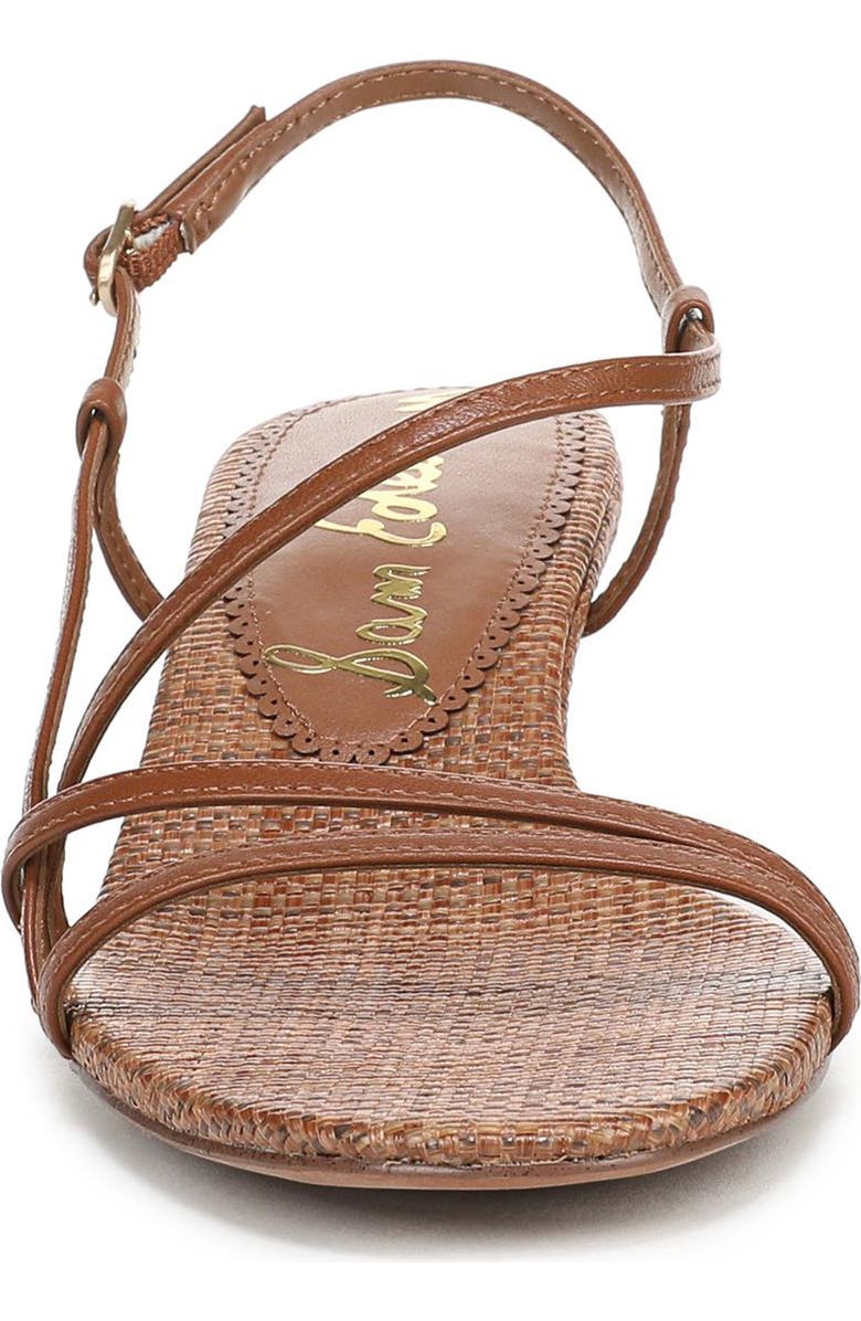 Sam Edelman Cora Slingback Kitten Heel Sandal, Alternate, color, Rich Cognac