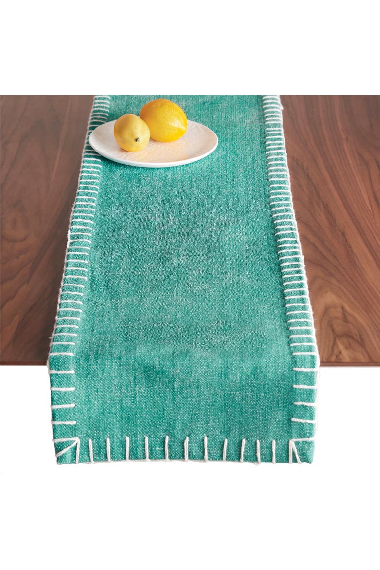 Carter Lagoon Table Runner, Alternate, color, Blue