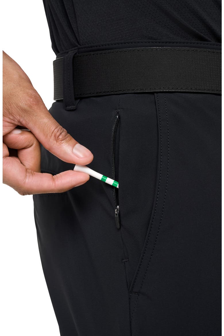 Hero Hour Golf Shorts, Alternate, color, BLACK