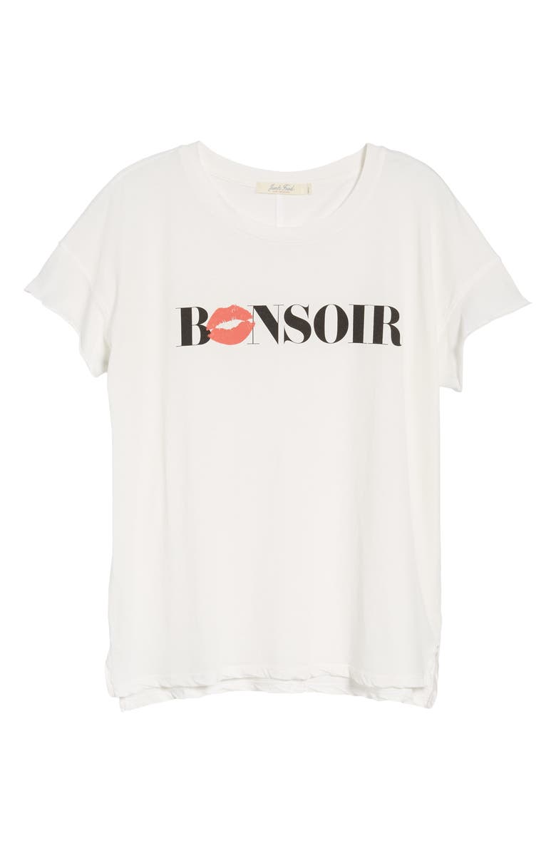 Junk Food Bonsoir Tee, Alternate, color,
