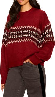 Sanctuary Argyle Pullover