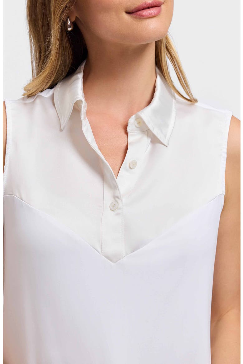 Sasha Sleeveless Layering Tunic, Alternate, color, WHITE