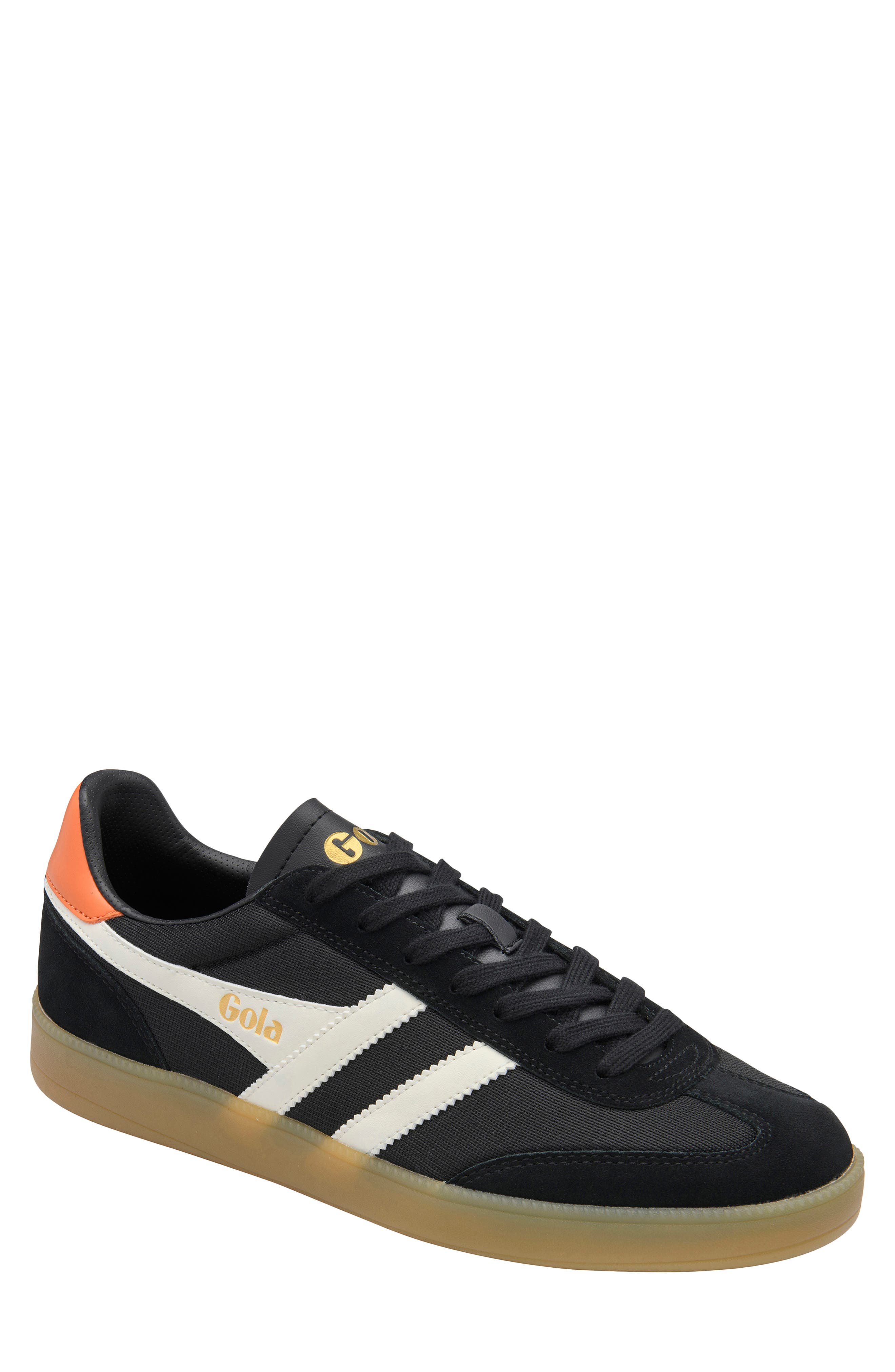 Gola Viper Sneaker, Main, color, Black/White/Moody Orange/Gum