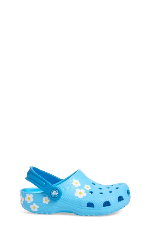Crocs Kids' Daisy Classic Clog In Tinted Glass