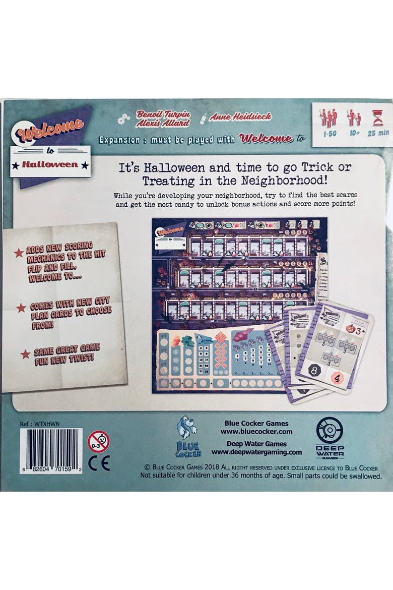 Welcome To... Halloween Thematic Neighborhood Expansion Ages 10+, Alternate, color, Multicolored