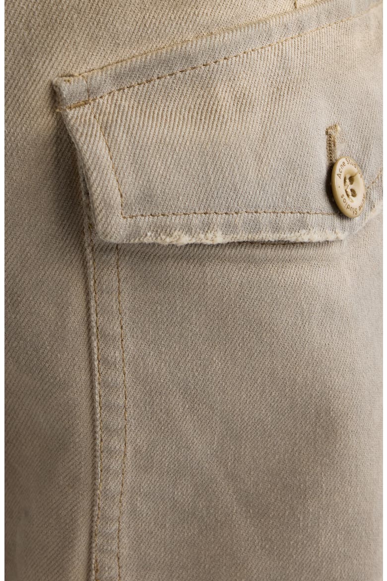 Plinty Stained Organic Cotton Twill Trousers, Alternate, color, CAMEL BEIGE