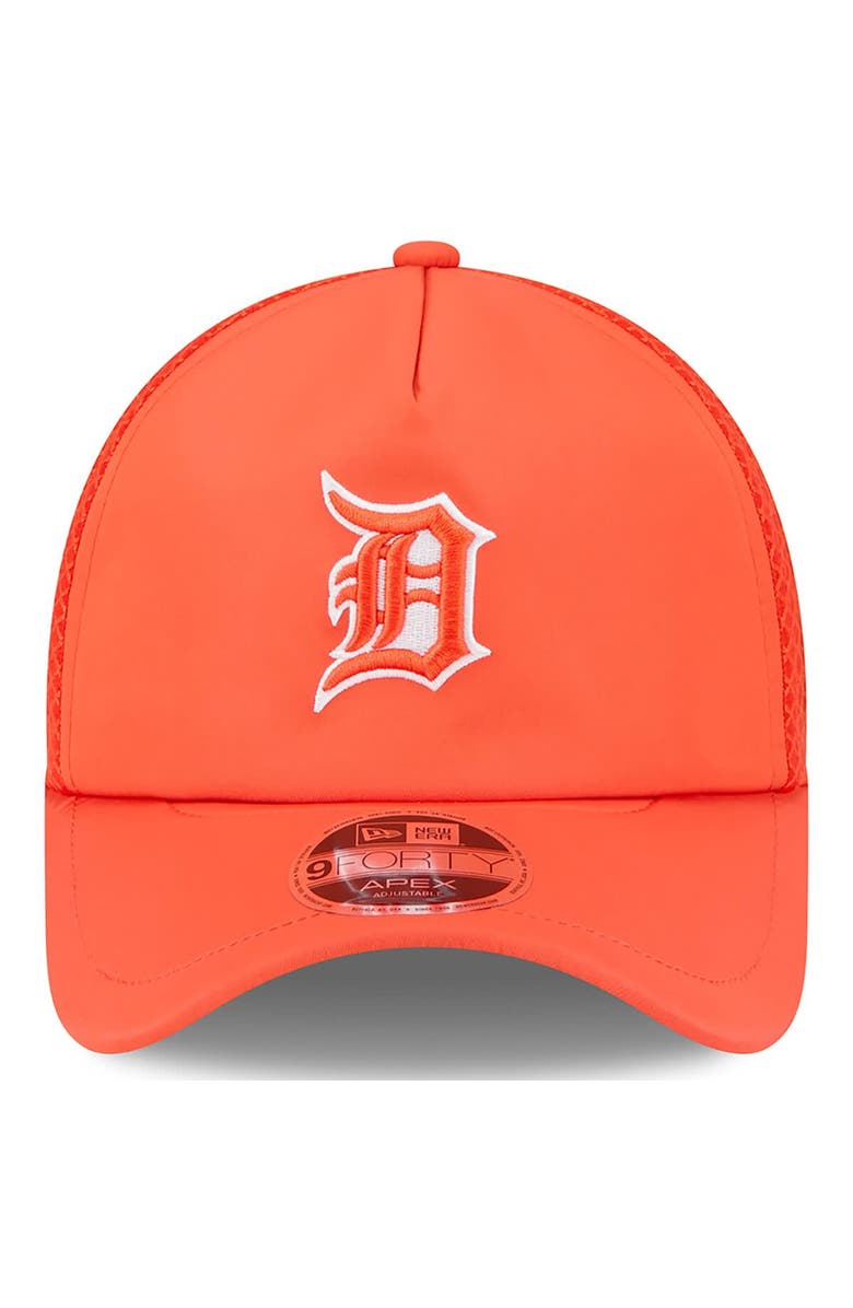 New Era Men's New Era Orange Detroit Tigers 2026 Batting Practice Apex 9FORTY Adjustable Trucker Hat, Alternate, color, Orange