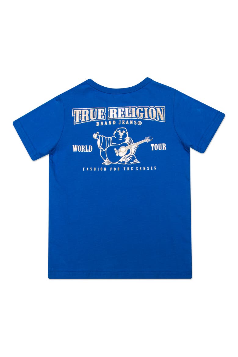 Brand Jeans Gold Buddha Logo T-Shirt, Alternate, color, BRIGHT BLUE
