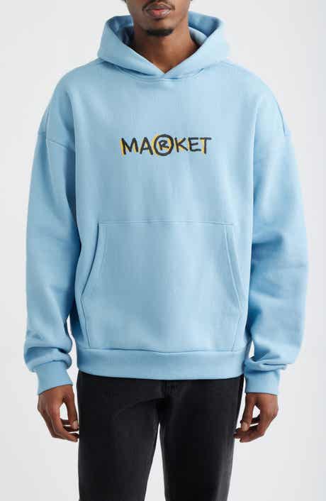 Smiley Doodle Cotton Graphic Hoodie