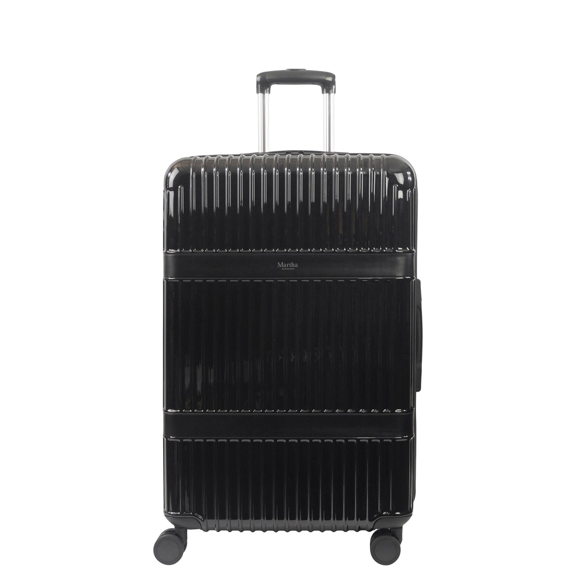 MARTHA STEWART The Bedford 30" Hardside Spinner, Alternate, color, Black