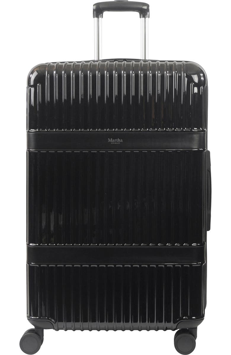 MARTHA STEWART The Bedford 30" Hardside Spinner, Alternate, color, Black