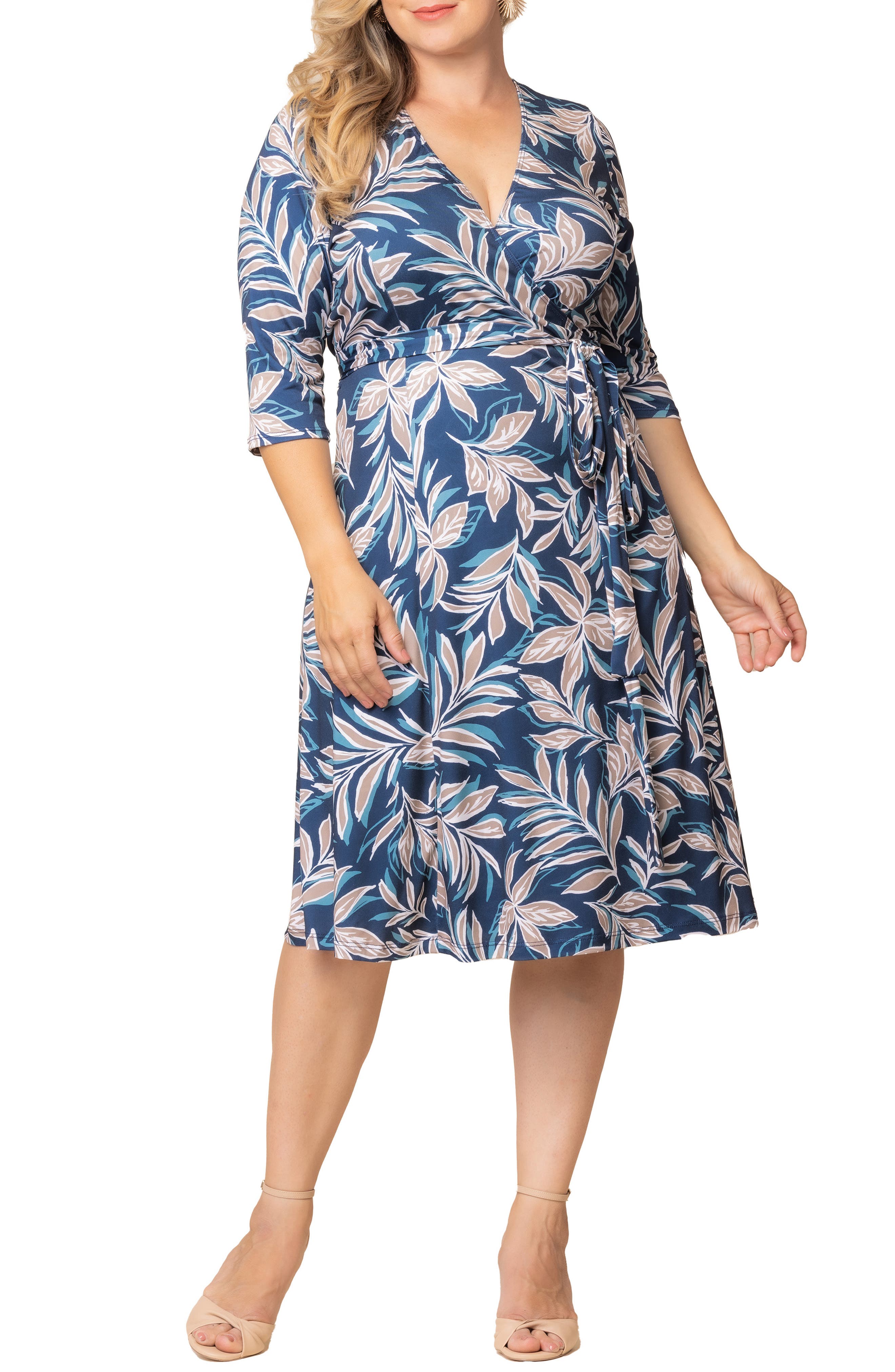TEAL BOTANICAL PRINT