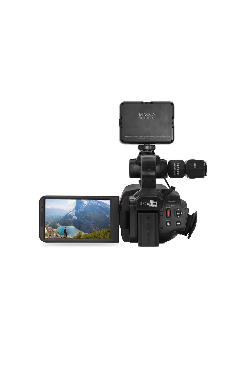 4K Ultra HD Autofocus WiFi Camcorder Kit, Alternate, color, Black