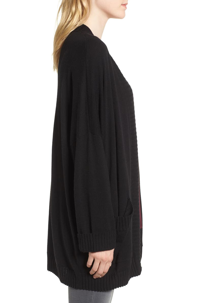 Chelsea28 Oversize Open Cardigan, Alternate, color,