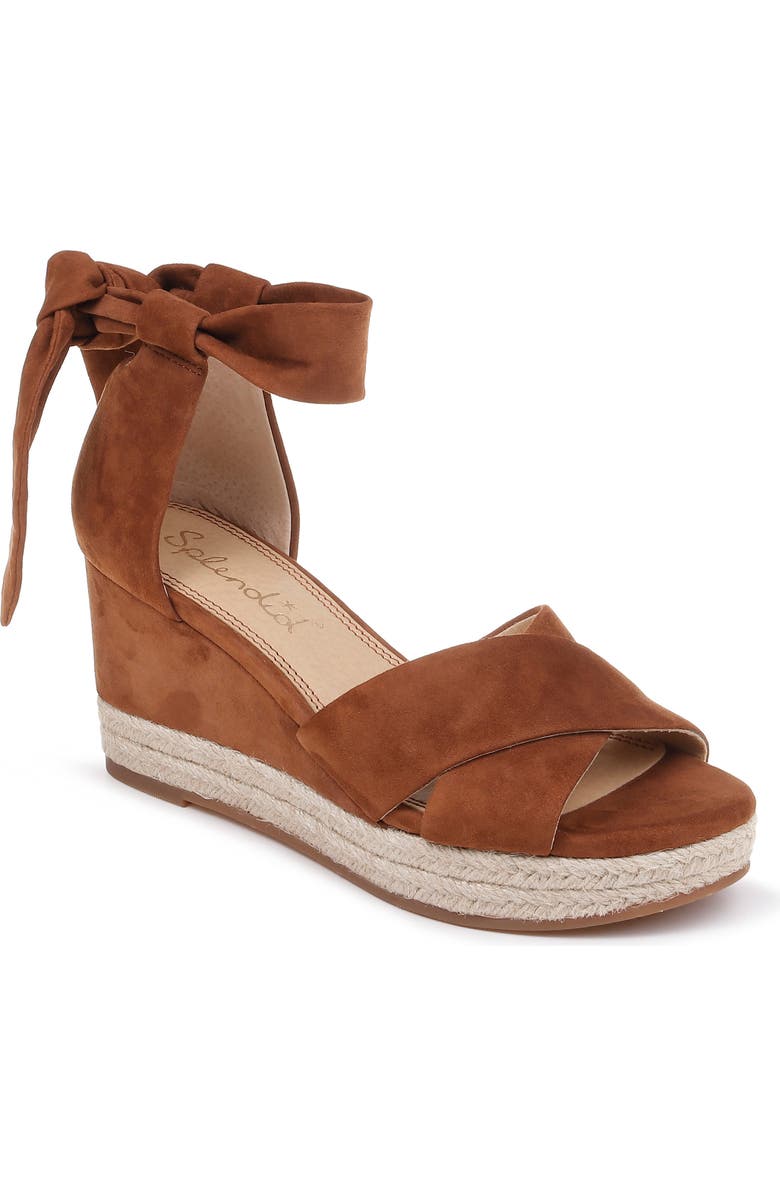 Splendid Terrence Ankle Wrap Wedge Sandal, Main, color,