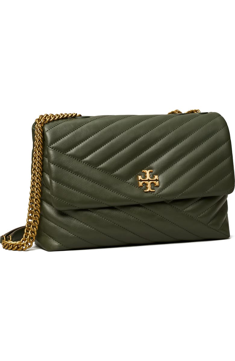 Tory Burch Kira Chevron Leather Convertible Shoulder Bag, Alternate, color,