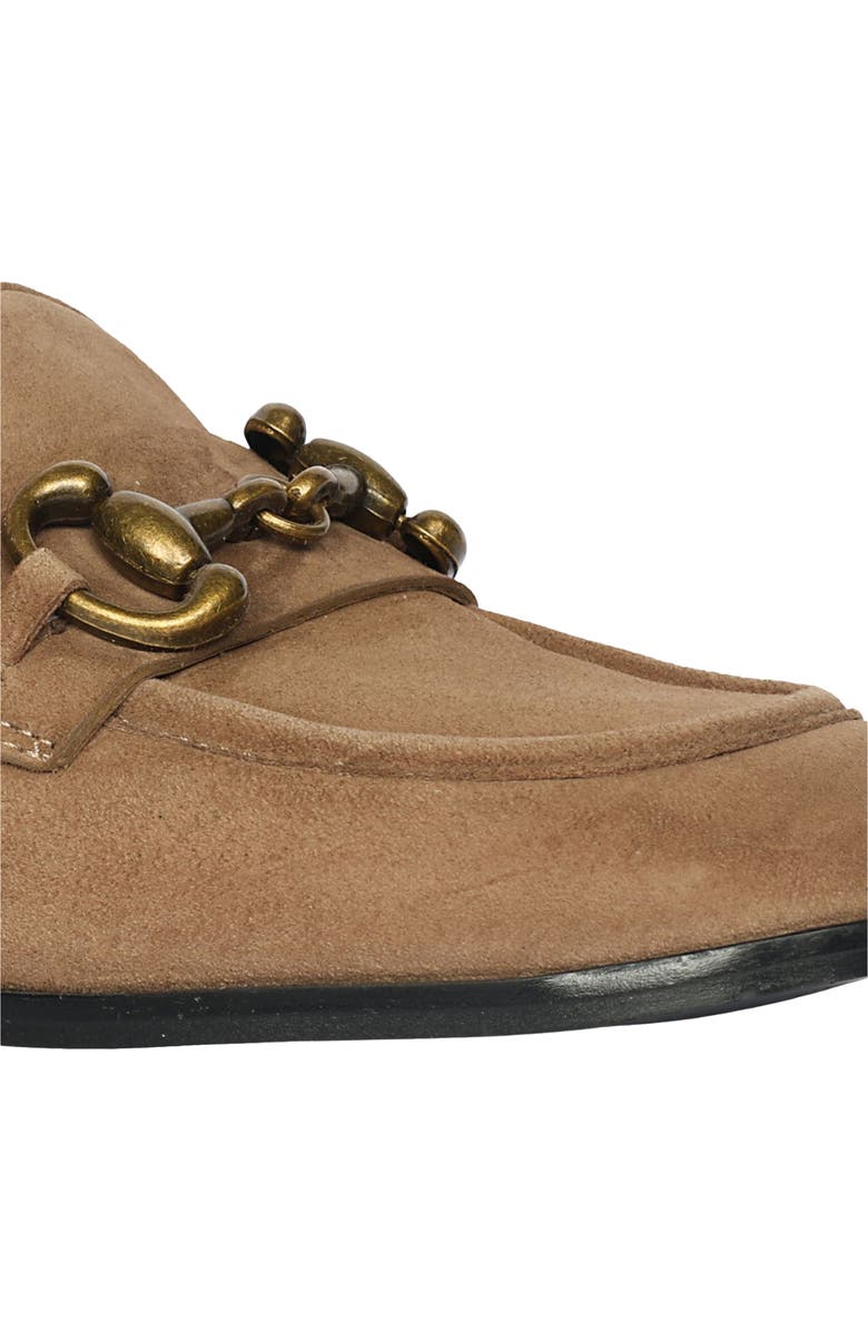 SAINT G Jacqueline Suede Loafer Pump, Alternate, color, Dark Taupe