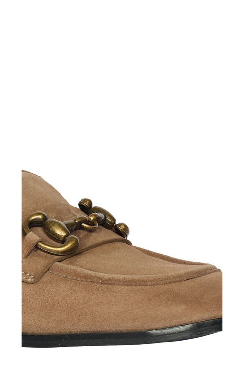 Saint G Jacqueline Suede Loafer Pump In Brown