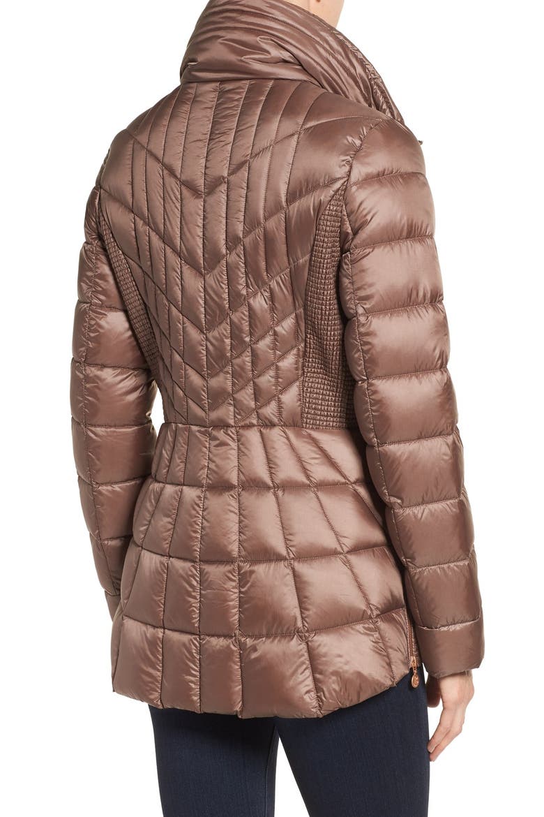 Packable Jacket with Down & PrimaLoft® Fill, Alternate, color, CHESTNUT/ ASH BROWN